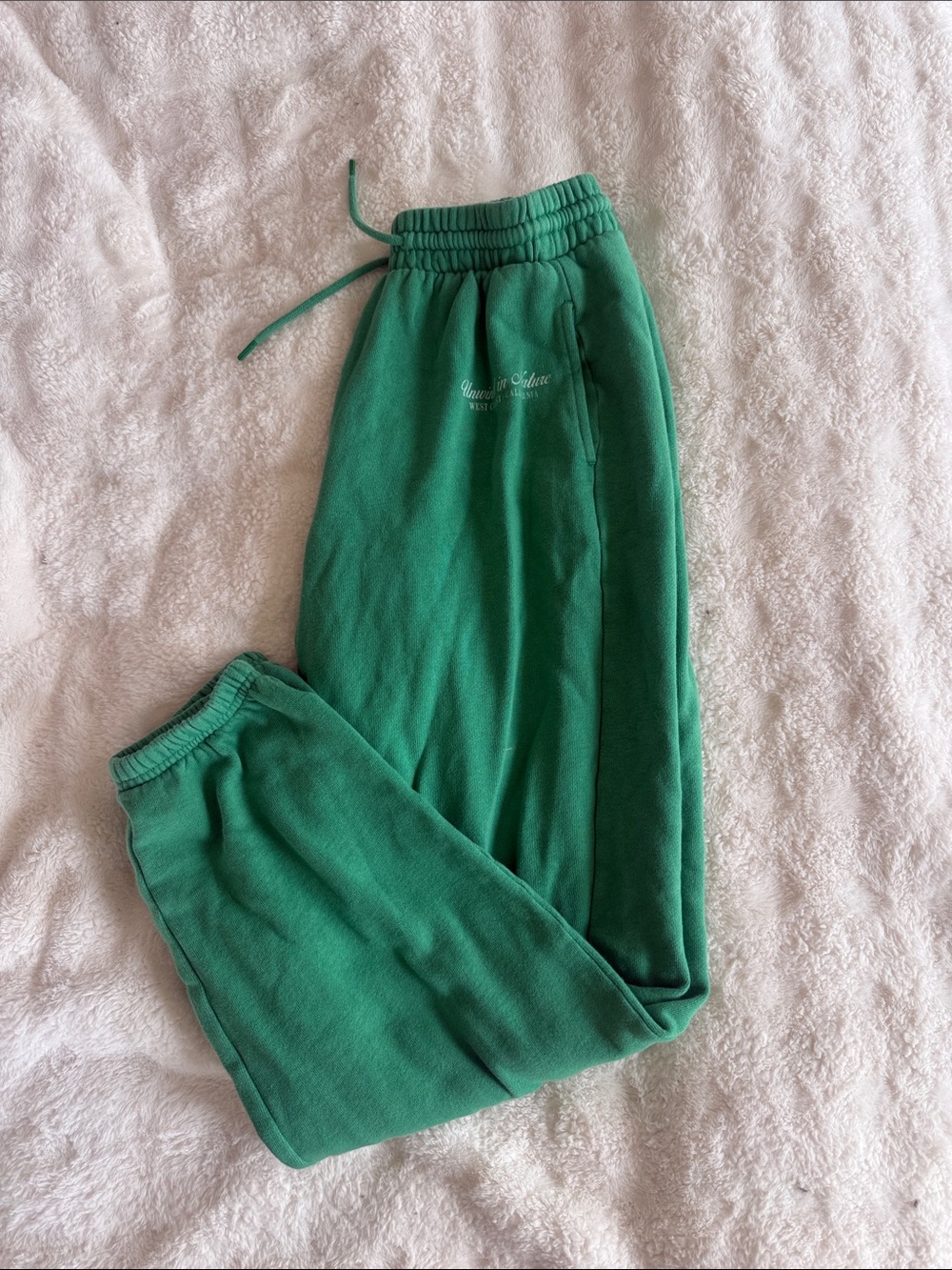Old Navy Green Fleece Jogger Pants